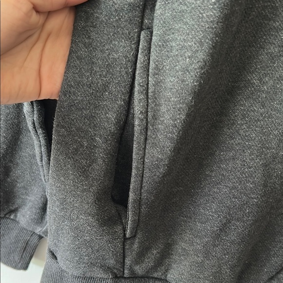 Puma Gray Hoodie with Bright Yellow Logo - Picture 4 of 7